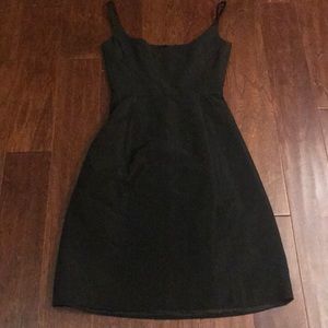 French Connection Sz 2 Black Cocktail Lined Dress